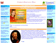 Tablet Screenshot of contactdirectavecdieu.org